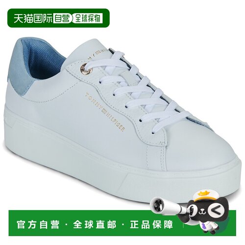 欧洲直邮Tommy Hilfiger  女鞋 低帮板鞋 春夏 白色 CHIC PLATFOR
