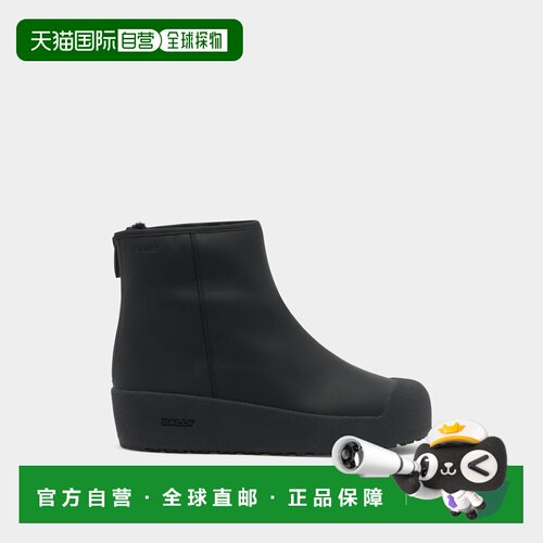 自营欧洲直邮Bally巴利 男士黑色橡胶皮革Bally Curling雪地靴