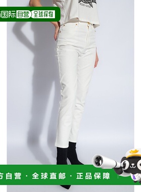 香港直邮Balmain 腰带环牛仔长裤 CF1MG007DB69牛仔裤直筒裤