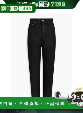 香港直邮TOT&Ecirc;ME 女士 涂层高腰锥形牛仔裤 223231744直筒裤