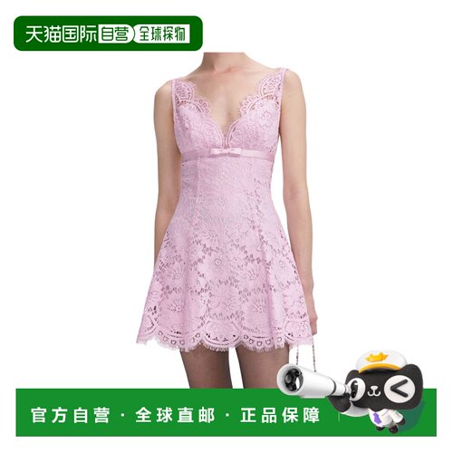 1h可退 香港直邮Self-Portrait 蕾丝迷你连衣裙 AW25096SP吊带