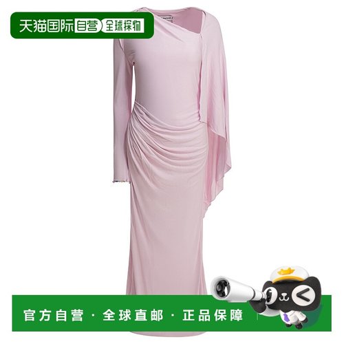 香港直邮Self-Portrait 女士 长款垂褶针织连衣裙连衣裙 RS26505X