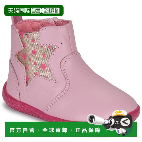 欧洲直邮Agatha Ruiz de la Prada  女孩鞋子 靴子 冬天 玫瑰色 B