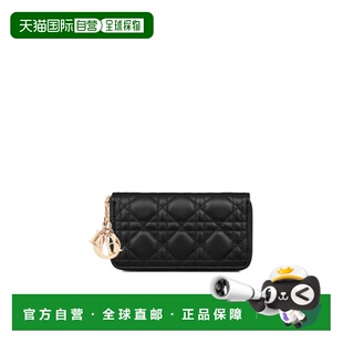 香港直邮Dior 中号 Lady Dior 迪奥钱包 S6024ONMJ拉链