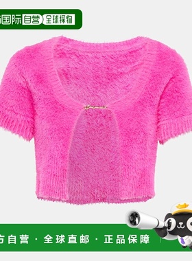 1h可退 香港直邮Jacquemus 女士 La Maille Neve 短款针织开衫