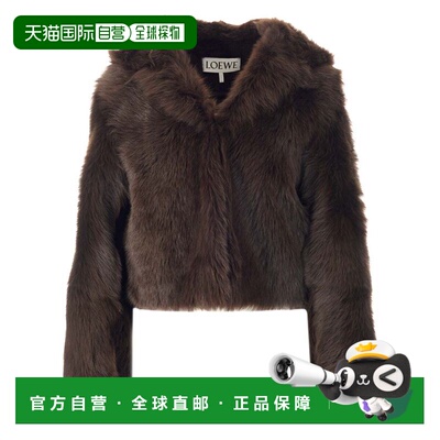 1h可退 香港直邮LOEWE 女士外套 S540Y19L273110 CO 深棕色 shear