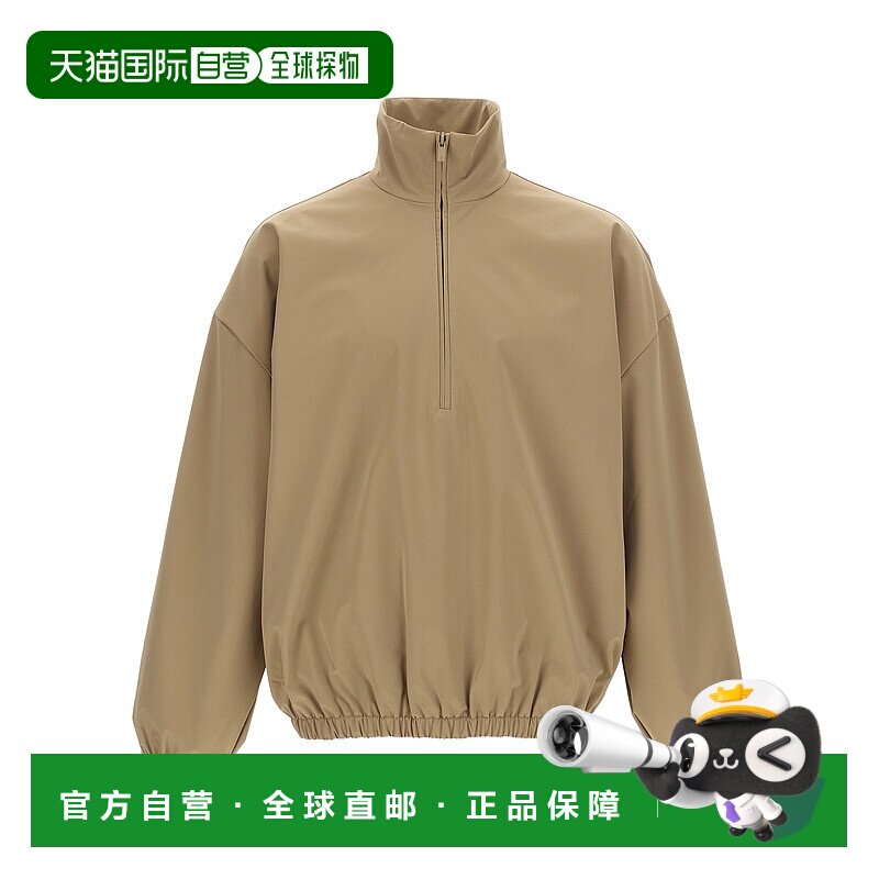欧洲直邮essentials fear of god 男士 帽衫运动夹克衫