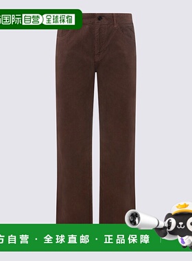 1h可退 香港直邮The Row 女士 Carlyl 棉质灯芯绒直筒裤 6636W372