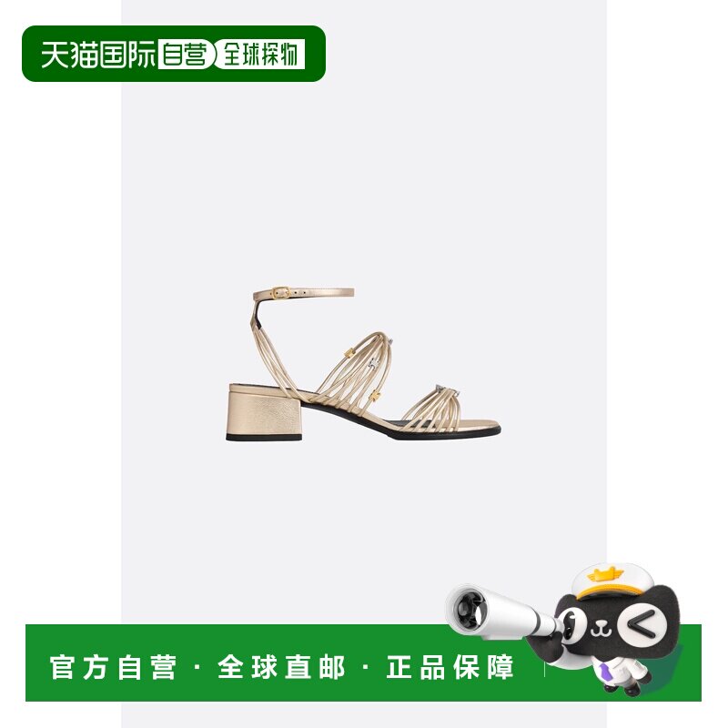 1h可退 香港直邮Celine 思琳 女士 CLÉMENCE 高跟层叠羔羊皮凉鞋