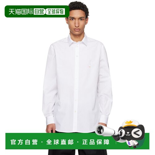香港直邮Moschino 莫斯奇诺 男士 白色 Embroidered Archive Goos