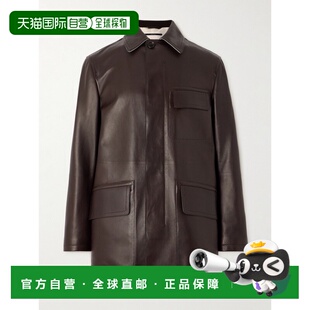 1h可退 香港直邮Dunhill 登喜路 男士 皮革夹克 DU25RJ0063D203