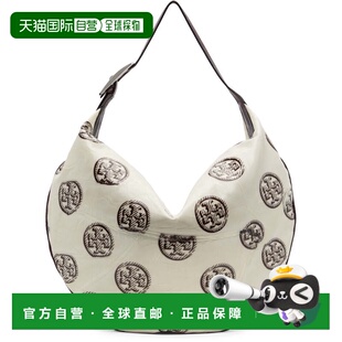 1h可退 香港直邮Tory Burch 托里 伯奇 女士 白色 T Monogram Bal