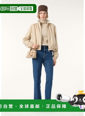 自营欧洲直邮Loro Piana 女士白色功能性面料夹克