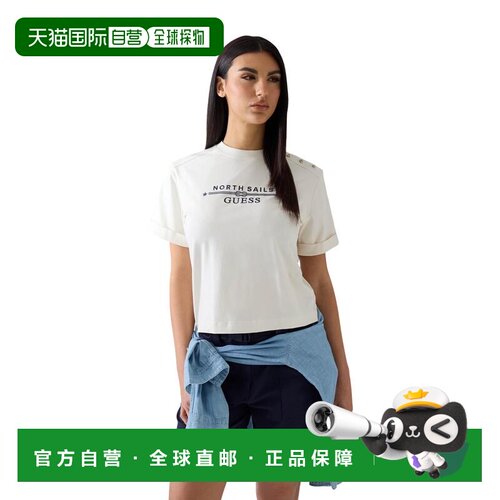 欧洲直邮GUESS 女士T恤 W6GI03K2657G012 SS2026 【付后1h可退】