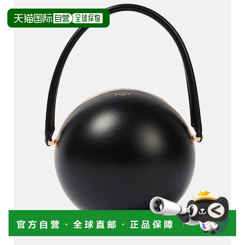 香港直邮Alaia 女士 Sphere 皮革手提包 black黑色 舒适时尚