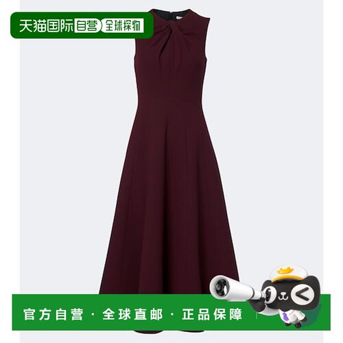 香港直邮EMILIA WICKSTEAD 女士 Meryl 褶皱中长连衣裙