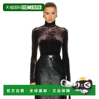 1h可退香港直邮Saint Laurent 圣罗兰 女士 长袖针织衫 754106Y37