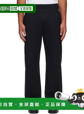 香港直邮Marine Serre 男士 黑色 Moon Logo Fleece 运动裤 UPA05