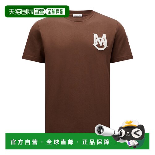 1h可退 香港直邮MONCLER 男士T恤 J20918C000218390T27B AW2024