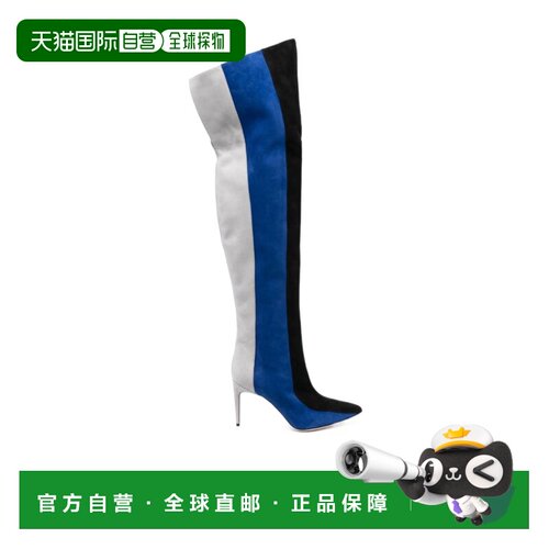 1h可退 香港直邮Manolo Blahnik Chicuyuhi 高跟绒面长筒靴 CHICU