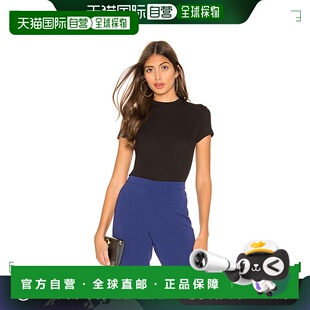 1h可退 香港直邮THEORY 希尔瑞 女士 小巧T恤 L1024521 black黑色