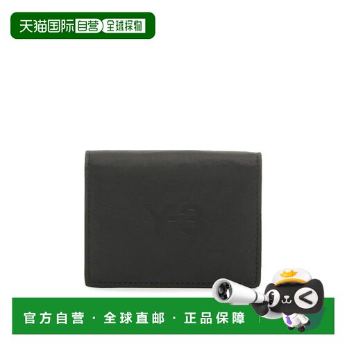 欧洲直邮Y-3 男士钱包 JD2898 CO 黑色 标志卡包 【付后1h可退】