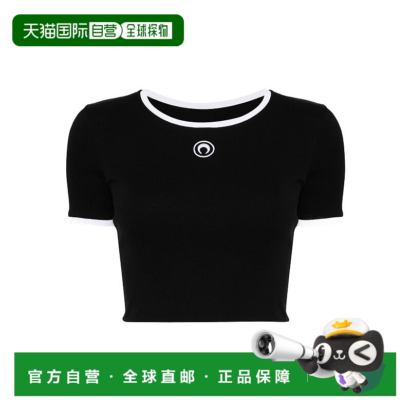香港直邮Marine Serre 简约短袖T恤 WTO087A0008