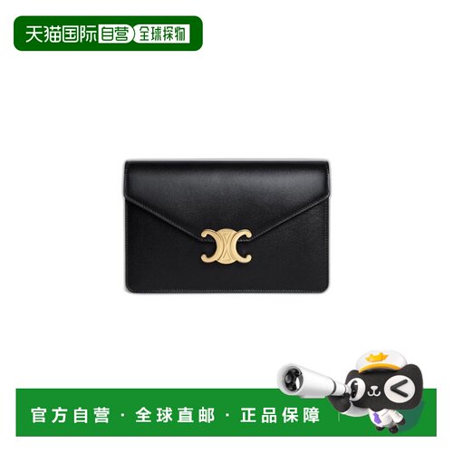 香港直邮CELINE 女士手拿包 10L033DPV38NOBLACK SS2026 黑色