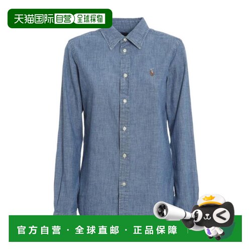 Polo Ralph Lauren logo刺绣牛仔衬衫 211806182 【付后1h可退】