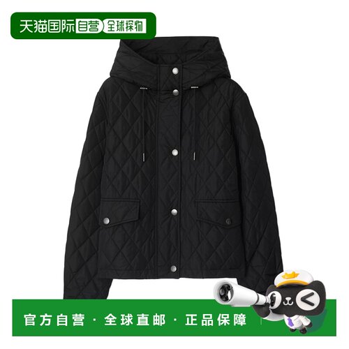 欧洲直邮Burberry Women Quilted Jacket Black
