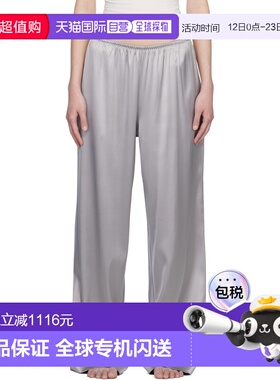 1h可退 香港直邮SKIMS 女士 灰色 Heavyweight Satin Wide Leg 长