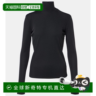 女士 吉尔 桑达 black黑色 高领上衣 香港直邮Jil 1h可退 Sander