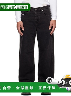 香港直邮Diesel 迪赛 男士 黑色 Relaxed 2001 D-Macro 09i35 牛