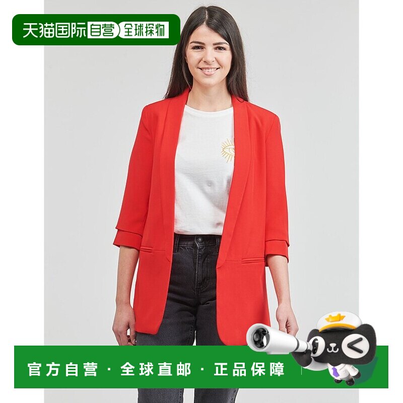 欧洲直邮Only 女士 ONLELLY 外套 红色