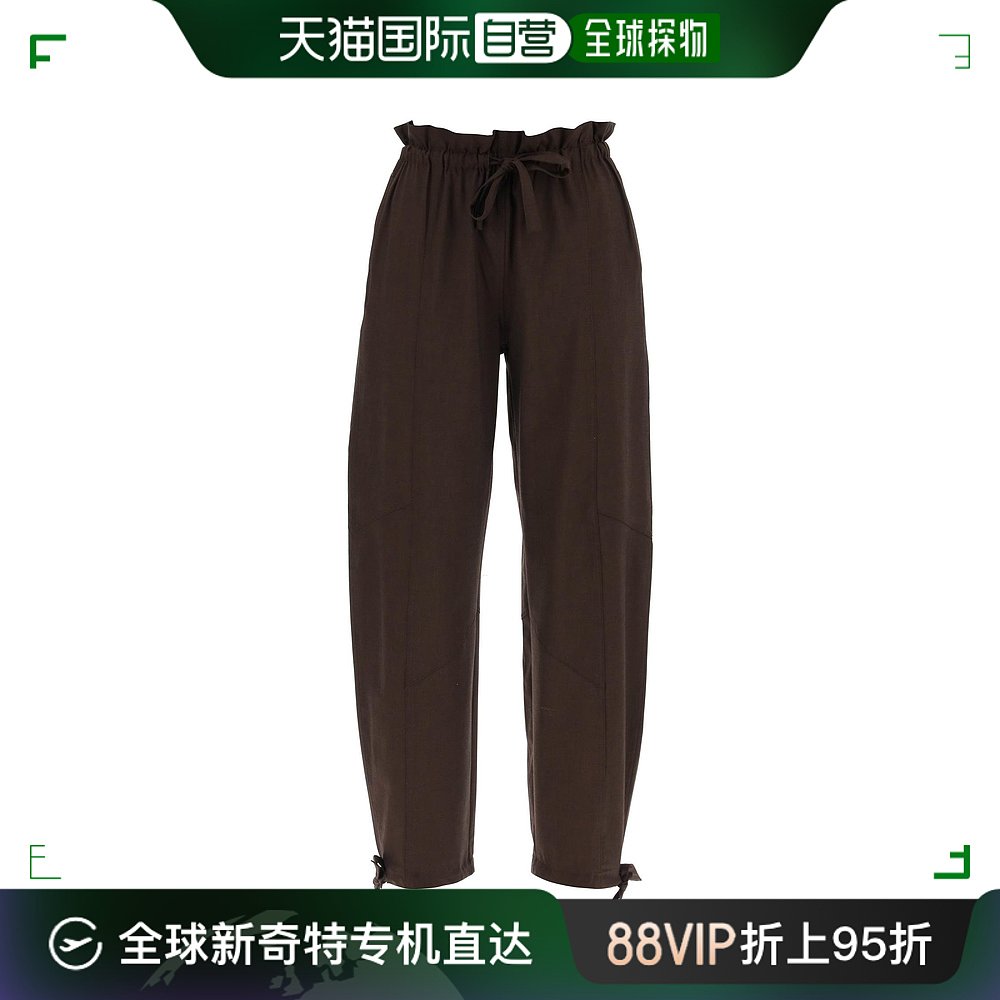香港直邮GANNI甘尼女士垂坠长裤(lenz) F9152
