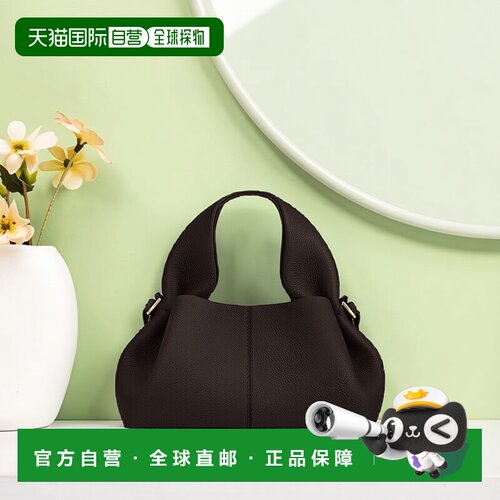 自营欧洲直邮POLENE Numero Neuf Mini女士檀香木色小牛皮手提包