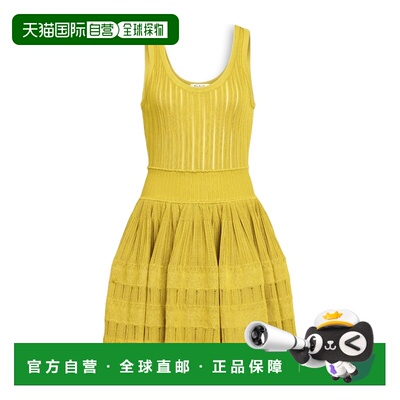 1h可退 香港直邮Alaia 无袖连衣裙 AA9R2246K198C