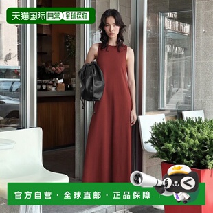 自营欧洲直邮COS 女士针织无袖中长裙连衣裙精致吊带