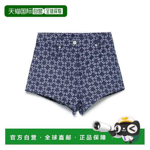 1h可退 香港直邮GIVENCHY 女士短裤 BW5168516D457 AW2025 蓝色 M