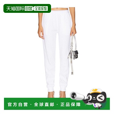 香港直邮Alexander Wang 亚历山大 王 女士 华夫格慢跑者裤子 UC4
