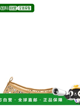 1h可退 香港直邮Tory Burch 托里 伯奇 女士 水晶芭蕾鞋 162066