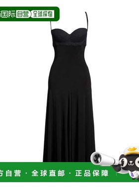 1h可退 香港直邮magda butrym 女士 长款连衣裙 black黑色 舒适时