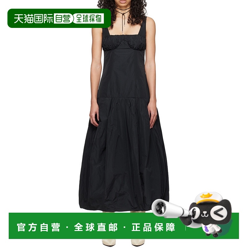 香港直邮Jil Sander 褶饰中长连衣裙 J01CT0160-J70005