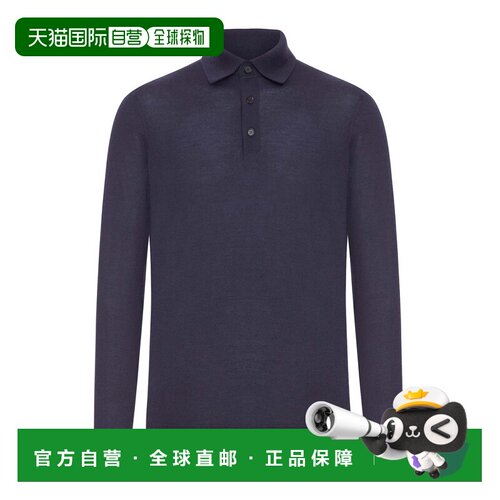 1h可退 香港直邮Z ZEGNA 男士T恤 E8J00132B98 CO 黑色 MAGLIERIA