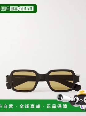 1h可退 香港直邮Saint Laurent 圣罗兰 女士 方形框醋纤太阳眼镜