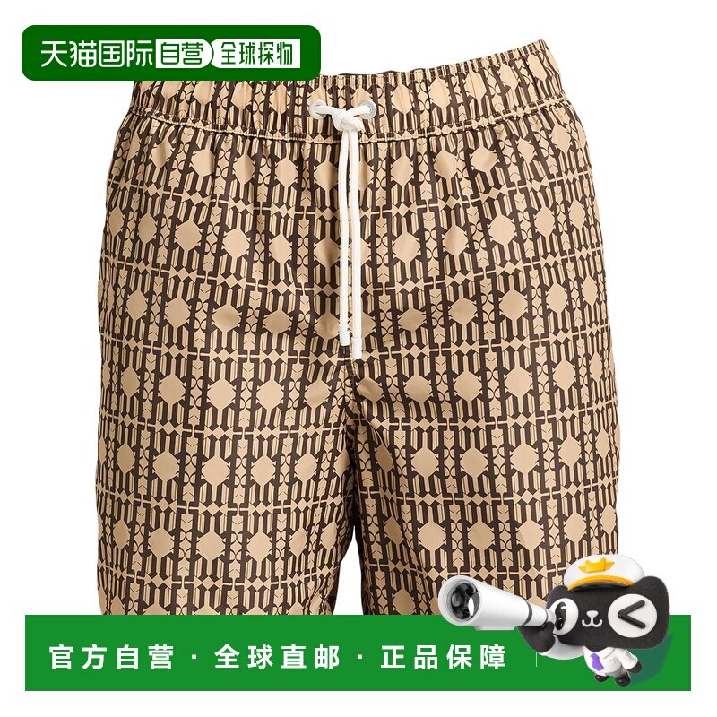香港直邮Palm Angels 棕榈天使 男士 泳裤 yellow黄色 舒适时尚