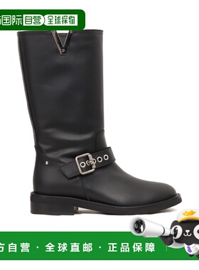 香港直邮Via Roma 15 女士运动鞋 4217NERO AW2024 黑色 BUCKLES