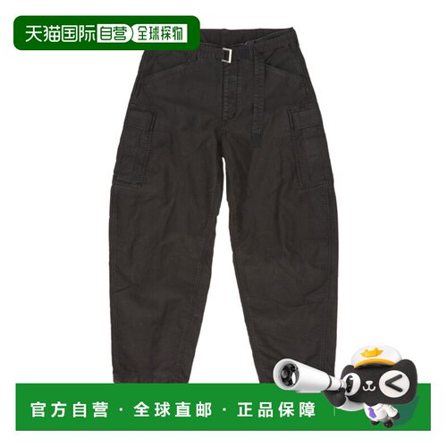 香港直邮SACAI 男士休闲裤 2604094M001 AW2026 灰支付后1h可退