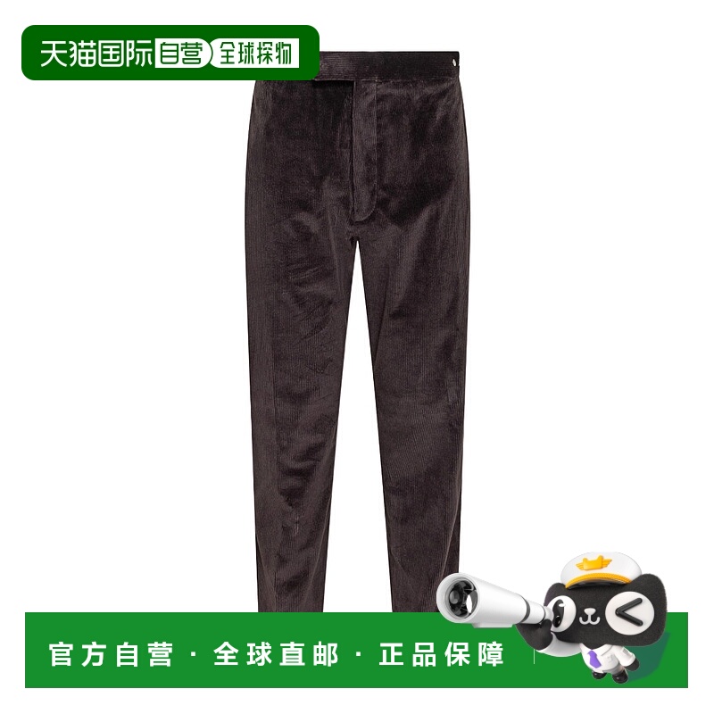 【99新未使用】香港直邮Zegna 徽标休闲长裤 UAI19TT26杰尼亚显瘦