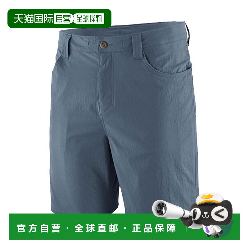 自营欧洲直邮PATAGONIA QUANDARY 10 蓝色尼龙男士短裤